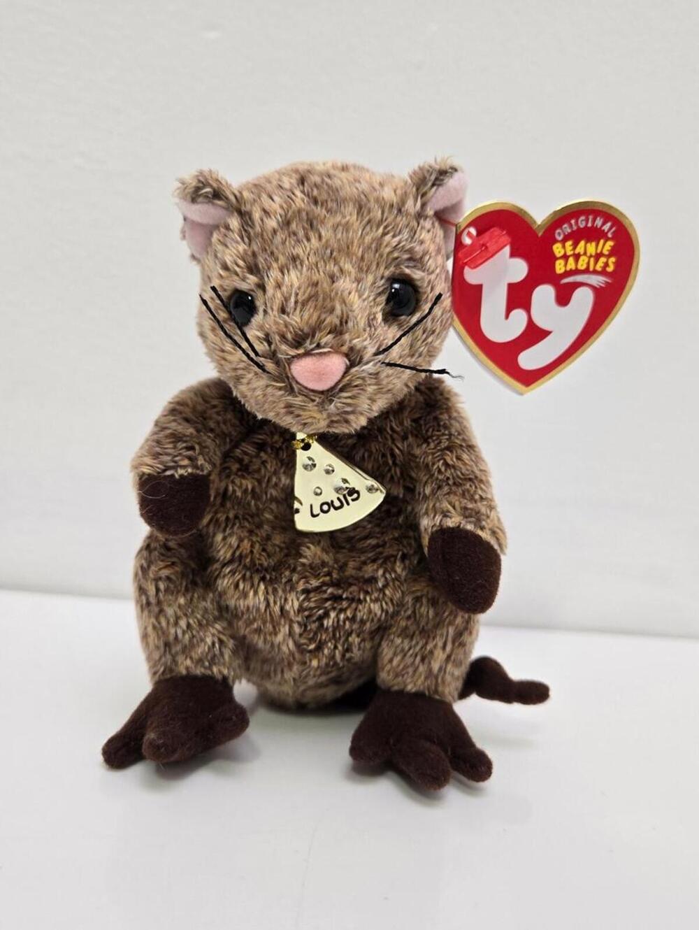 Ty Beanie Baby “Louis” the Mouse - Garfield Movie Beanie (5 inch)